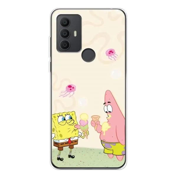 Чехол с принтом «Патрик и Боб» для TCL 30 SE