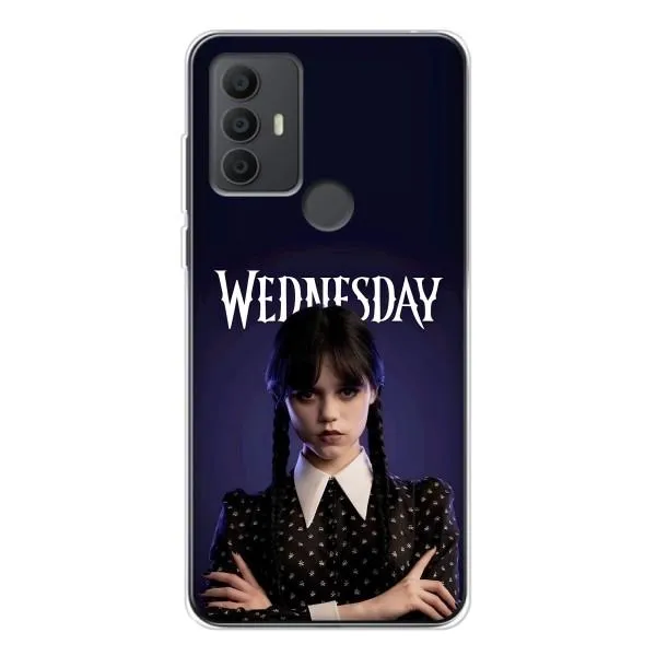 Чехол с принтом «Wednesday» для TCL 30 SE