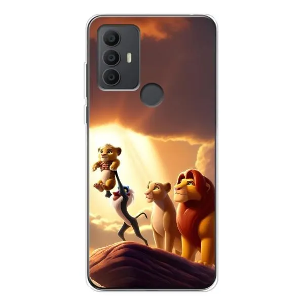 Чехол с принтом «Симба на презентации» для TCL 30 SE