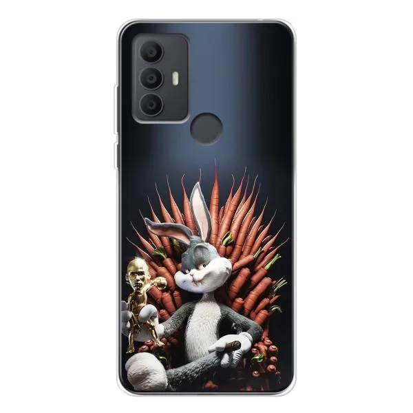 Чехол с принтом «Король Кролик» для TCL 30 SE