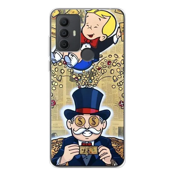 Чехол с принтом «Монополия Мен» для TCL 30 SE