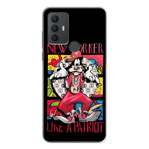 Чехол с принтом «Мультяшный Волк» для TCL 30 SE