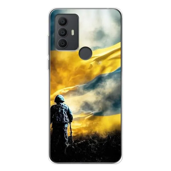 Чехол с принтом «Война» для TCL 30 SE