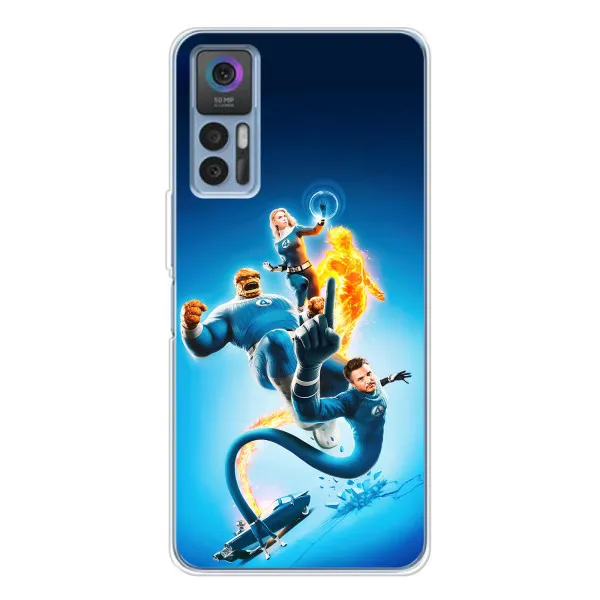 Чехол с принтом «Герои Фантастическая Четверка» для TCL 30