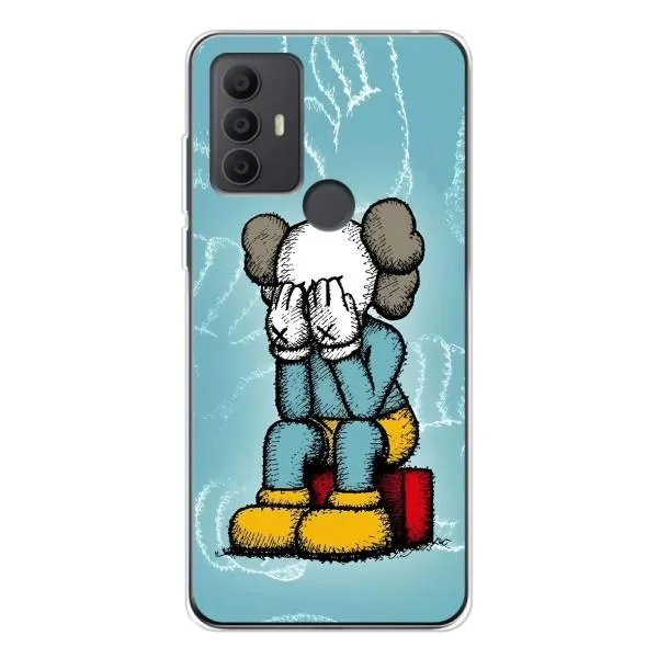 Чехол с принтом «Плач Bearbrick» для TCL 306