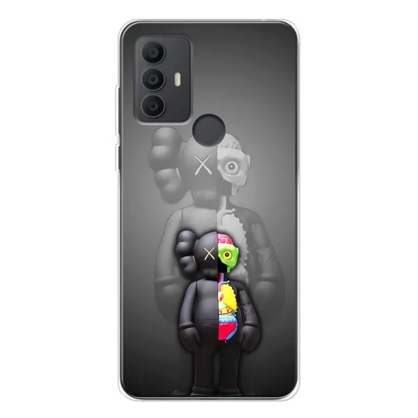 Чехол с принтом «Тело Bearbrick» для TCL 306