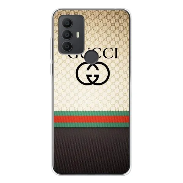 Чехол с принтом «GUCCI стиль» для TCL 306 Чехол с принтом «GUCCI стиль» для TCL 306