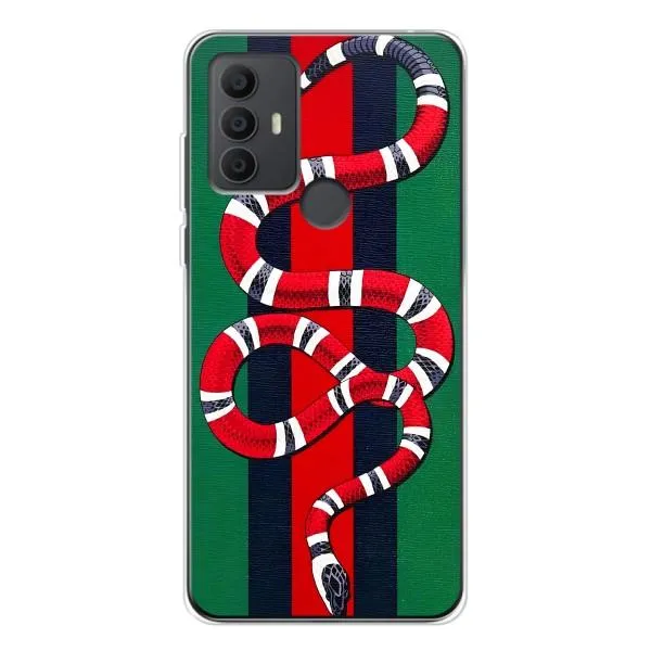 Чехол с принтом «Gucci змия» для TCL 306 Чехол с принтом «Gucci змия» для TCL 306