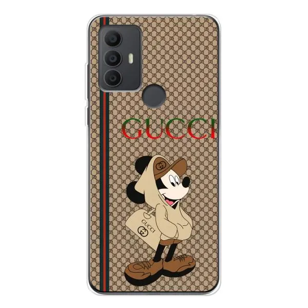 Чехол с принтом «Mickey GUCCI» для TCL 306 Чехол с принтом «Mickey GUCCI» для TCL 306