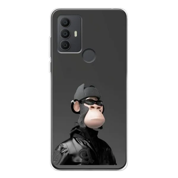 Чохол з принтом «стильна мавпа NFT» для TCL 306 Чохол з принтом «стильна мавпа NFT» для TCL 306