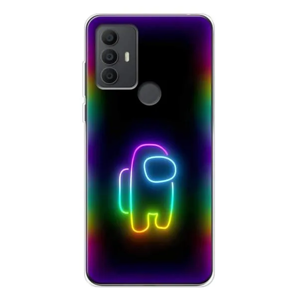 Чехол с принтом «Яркий скин» для TCL 306