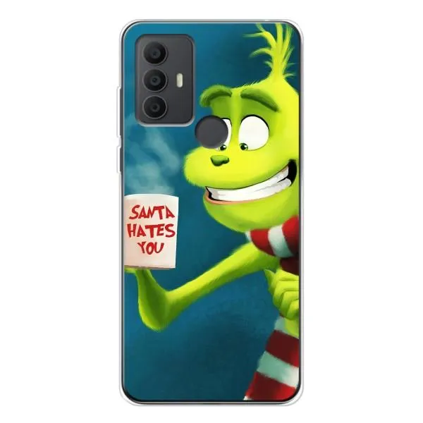 Чехол с принтом «Зеленый Гринч» для TCL 306