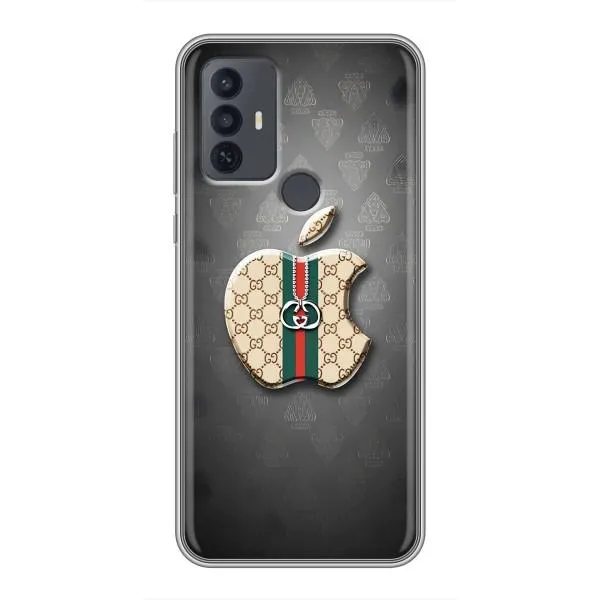 Чехол с принтом «Apple gucci» для TCL 30E Чехол с принтом «Apple gucci» для TCL 30E