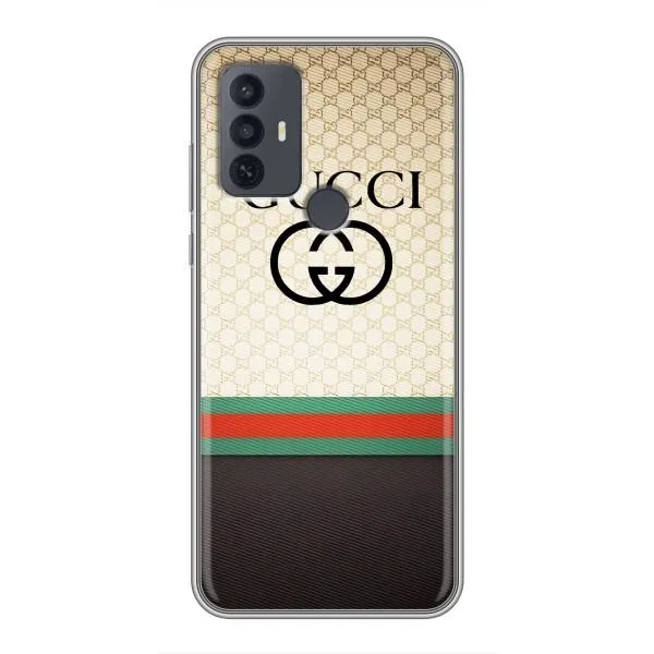 Чехол с принтом «GUCCI стиль» для TCL 30E Чехол с принтом «GUCCI стиль» для TCL 30E