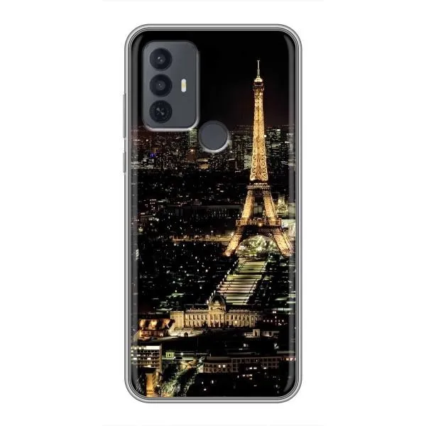 Чехол с принтом «Ночной Париж» для TCL 30E