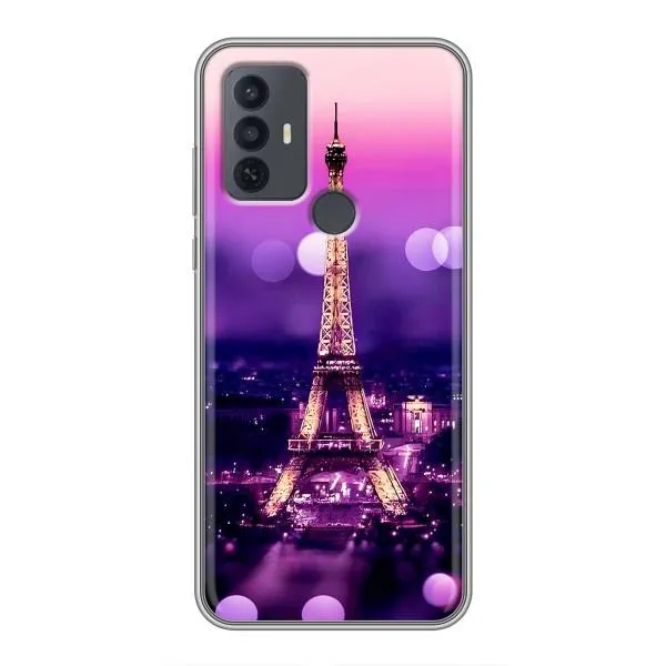 Чехол с принтом «Париж Башня» для TCL 30E