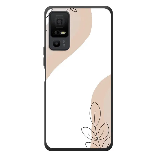 Чехол с принтом «Нюдовая веточка абстракция» для TCL 40 NxtPaper 5G