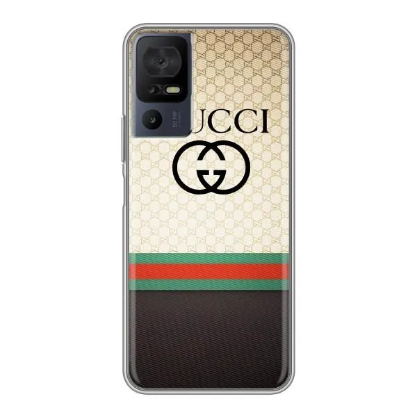 Чехол с принтом «GUCCI стиль» для TCL 40 SE