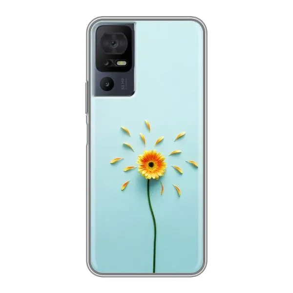 Чехол с принтом «Желтый цветок» для TCL 40 SE Чехол с принтом «Желтый цветок» для TCL 40 SE