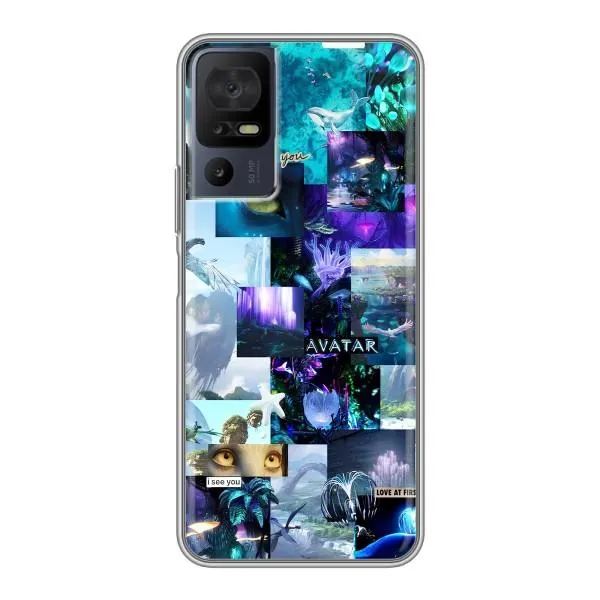 Чехол с принтом «коллаж Аватар» для TCL 40 SE