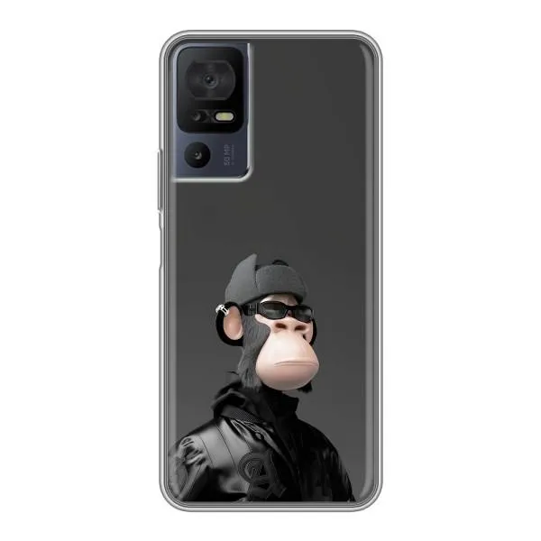 Чехол с принтом «стильная обезьяна NFT» для TCL 40 SE