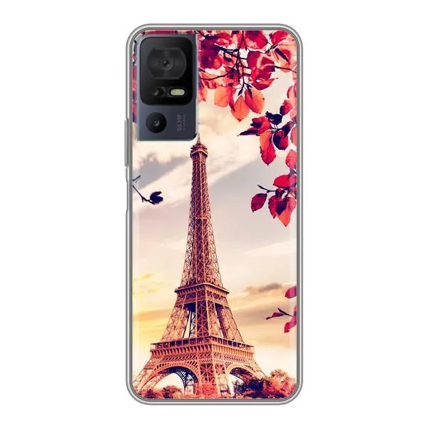 Чехол с принтом «Эйфелева Башня» для TCL 40 SE