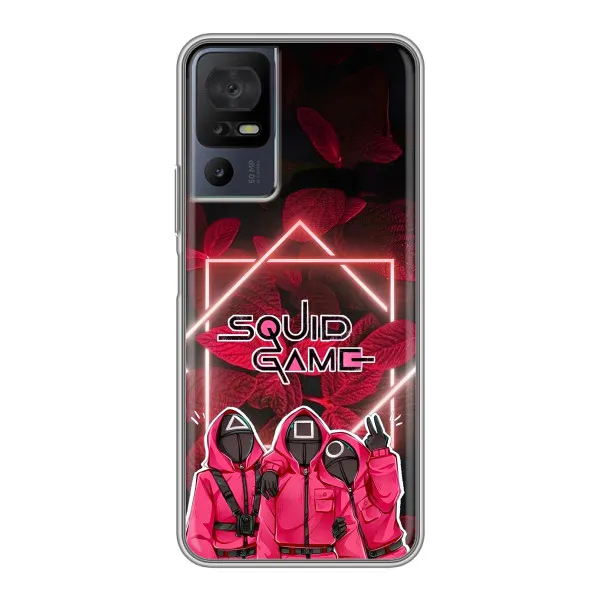 Чехол с принтом «Охранники Игра кальмара» для TCL 40 SE Чехол с принтом «Охранники Игра кальмара» для TCL 40 SE