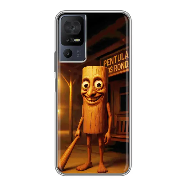 Чехол с принтом «Тунг тунг сахур» для TCL 50 5G