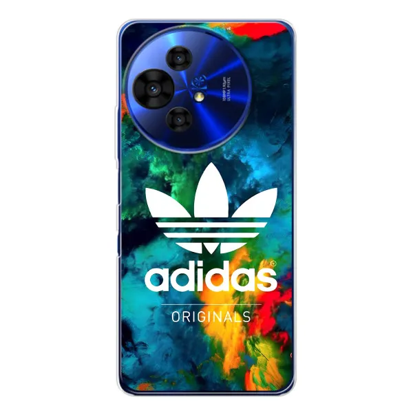 Чехол с принтом «Яркий Адидас» для TCL 50 NxtPaper