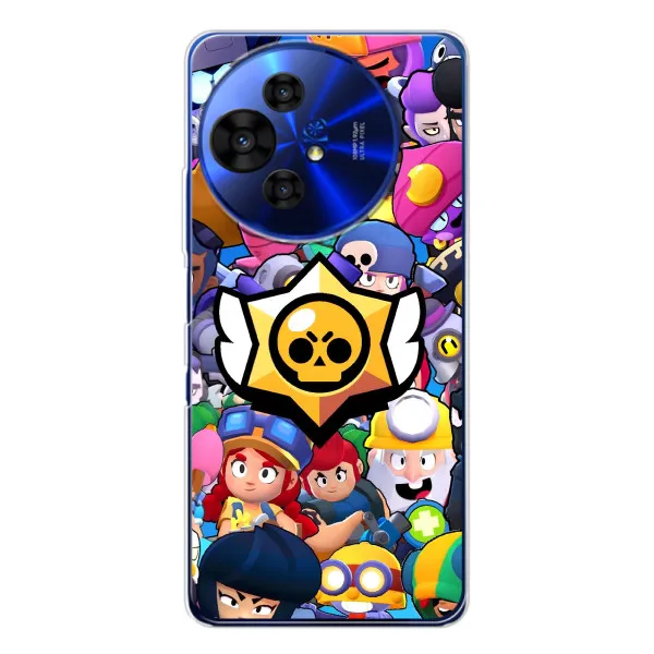 Чехол с принтом «Лого Brawl Stars» для TCL 50 NxtPaper