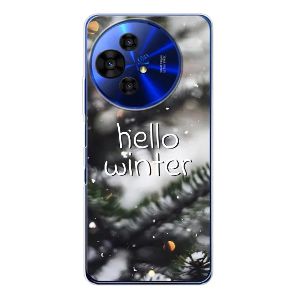 Чехол с принтом «Hello winter» для TCL 50 NxtPaper