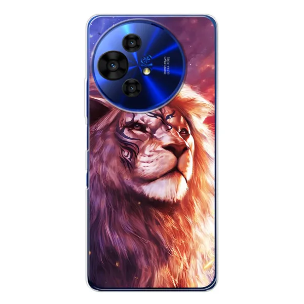 Чехол с принтом «Красочный Лев» для TCL 50 Pro NxtPaper