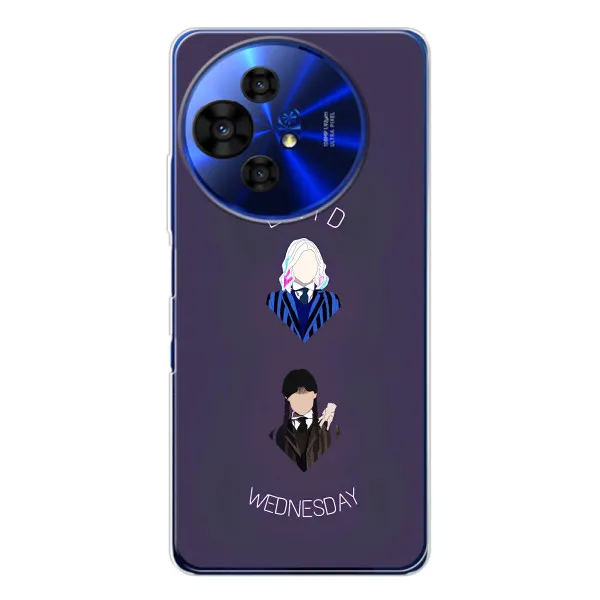 Чехол с принтом «Уэнздей и подруга» для TCL 50 Pro NxtPaper