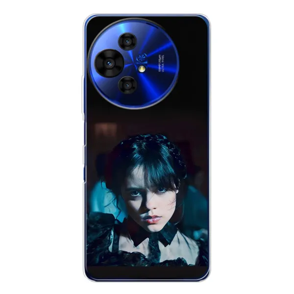 Чехол с принтом «взгляд Уэнздей» для TCL 50 Pro NxtPaper