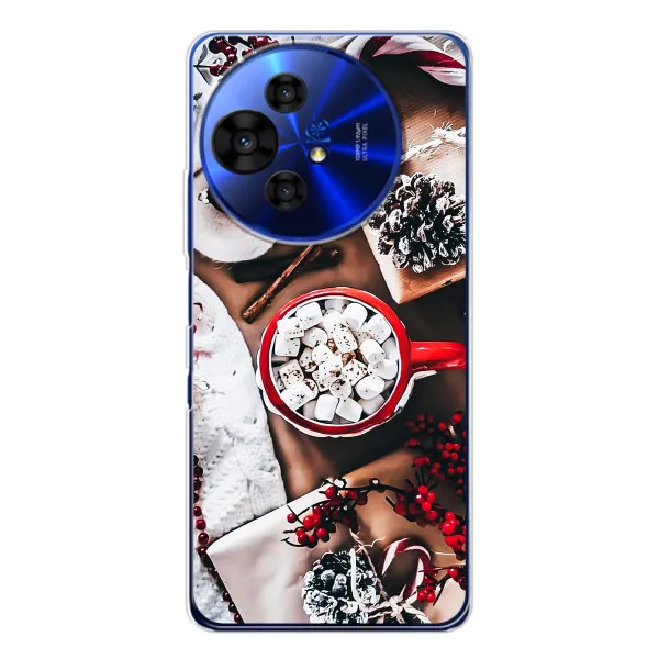Чохол з принтом «Різдвяна атмосфера» для TCL 50 Pro NxtPaper