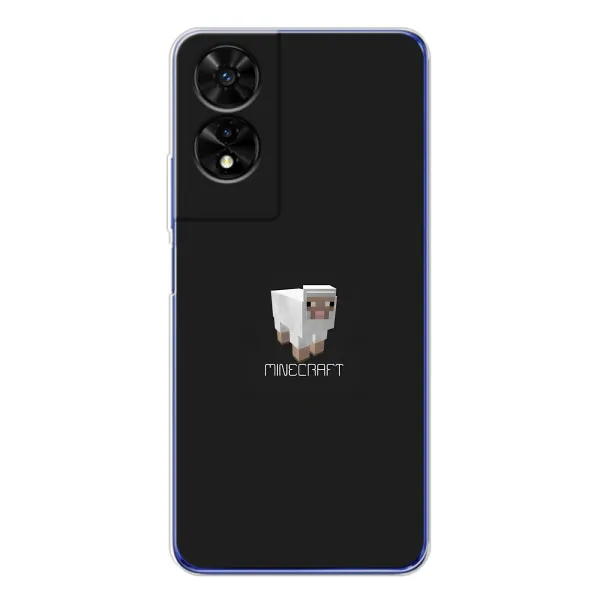 Чехол с принтом «Овечка Майнкрафт» для TCL 505