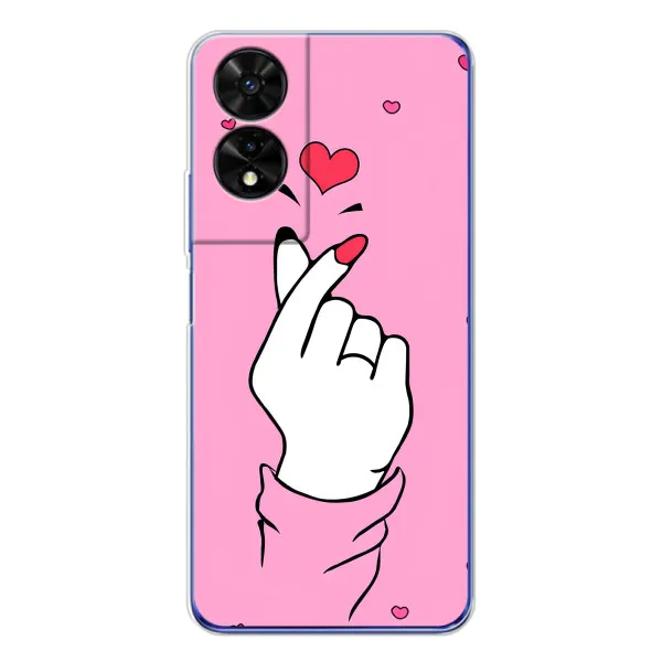 Чехол с принтом «Знак Love» для TCL 505 Чехол с принтом «Знак Love» для TCL 505
