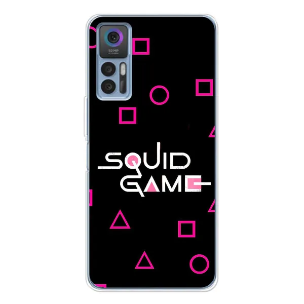 Чехол с принтом «Паттерн Игра кальмара» для TCL K23