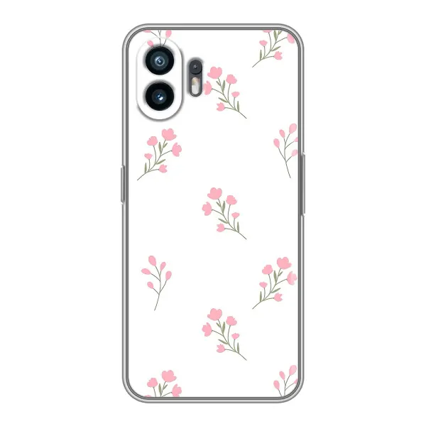 Чехол с принтом «Розовые цветы» для TCL K70