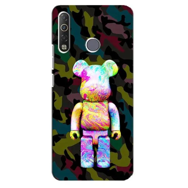 Чехол с принтом «Яркий Bearbrick» для TECNO Camon 12 Air CC6