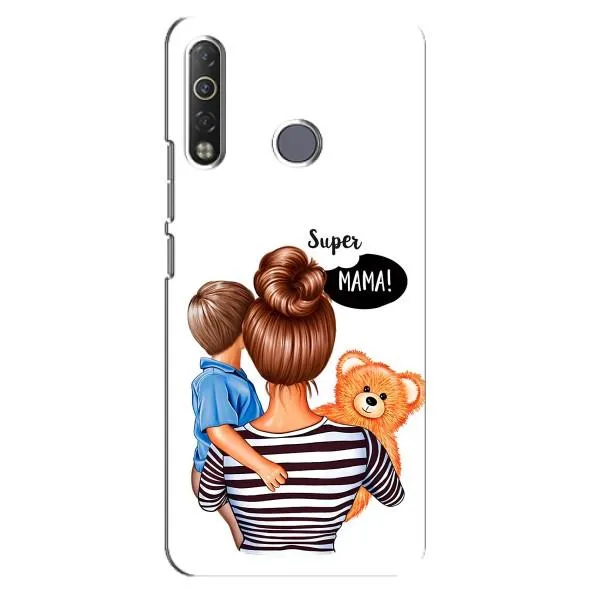 Чохол з принтом «Мама з синочком» для TECNO Camon 12 Air CC6 Чохол з принтом «Мама з синочком» для TECNO Camon 12 Air CC6