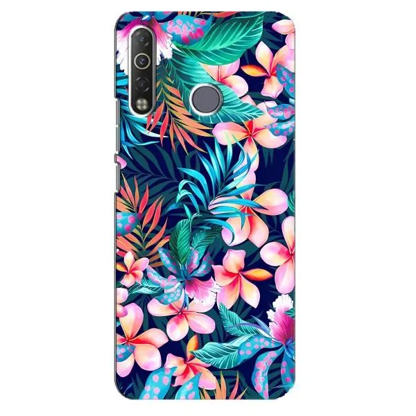 Чехол с принтом «Красочные цветы» для TECNO Camon 12 Air CC6