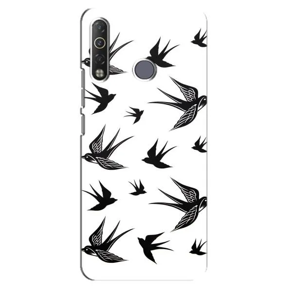 Чохол з принтом «Ластівки» для TECNO Camon 12 Air CC6 Чохол з принтом «Ластівки» для TECNO Camon 12 Air CC6