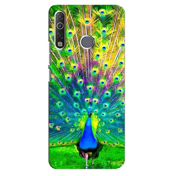 Чохол з принтом «Яскравий Павлин» для TECNO Camon 12 Air CC6 Чохол з принтом «Яскравий Павлин» для TECNO Camon 12 Air CC6