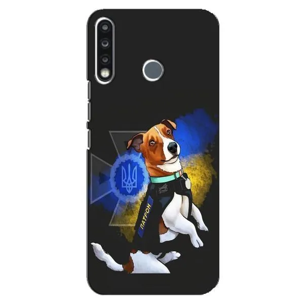 Чохол з принтом «Патрон собачка» для TECNO Camon 12 CC7