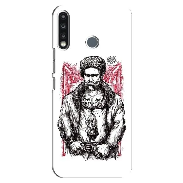 Чехол с принтом «Козак Шевченко» для TECNO Camon 12 CC7