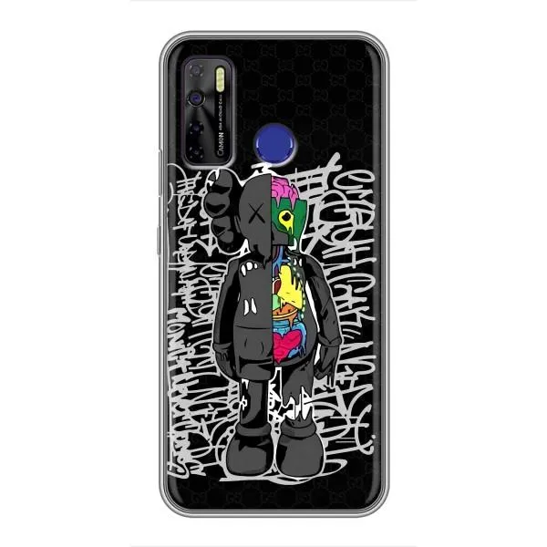 Чехол с принтом «Стиль Bearbrick» для TECNO Camon 15 Air