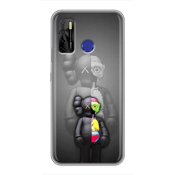 Чехол с принтом «Тело Bearbrick» для TECNO Camon 15 Air