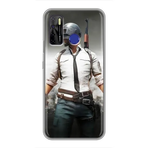 Чехол с принтом «Пабг мен» для TECNO Camon 15 Air Чехол с принтом «Пабг мен» для TECNO Camon 15 Air