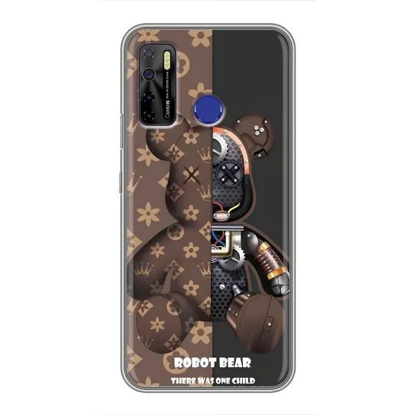 Чехол с принтом «Медведь Луи Витон» для TECNO Camon 15 Air Чехол с принтом «Медведь Луи Витон» для TECNO Camon 15 Air